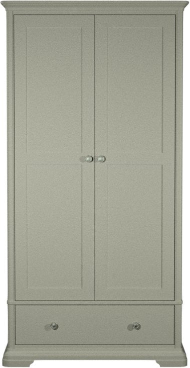 Alora Blue Grey Double Wardrobe - Home Furniture Interiors