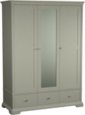 Alora Blue Grey Triple Wardrobe