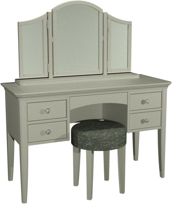 Alora Blue Grey Dressing Table - Home Furniture Interiors
