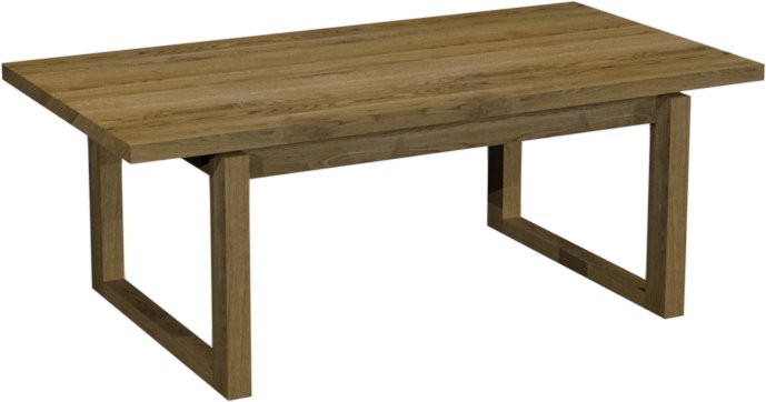 Delta Rustic Oak Coffee Table