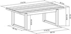 Delta Rustic Oak Coffee Table - Home Furniture Interiors
