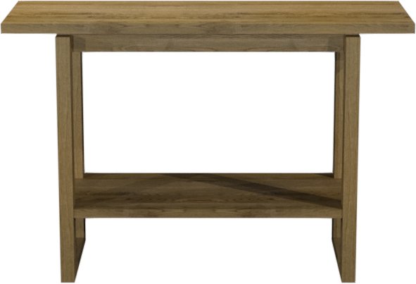 Delta Rustic Oak Console Table - Home Furniture Interiors