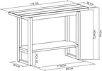 Delta Rustic Oak Console Table - Home Furniture Interiors