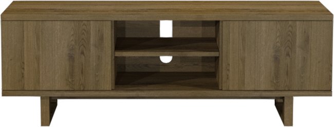 Delta Rustic Oak Media Unit - Home Furniture Interiors