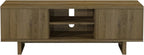 Delta Rustic Oak Media Unit - Home Furniture Interiors