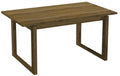 Delta Rustic Oak 4 6 Extension Dining Table