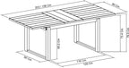 Delta Rustic Oak 4 6 Extension Dining Table - Home Furniture Interiors