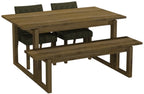 Delta Rustic Oak 4 6 Extension Dining Table - Home Furniture Interiors