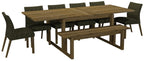 Delta Rustic Oak 6 8 Extension Dining Table - Home Furniture Interiors