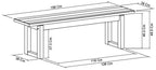 Delta Rustic Oak Dining Bench - Home Furniture Interiors