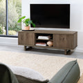 Dark Oak 2 Door 2 Drawer TV Media Entertainment Unit