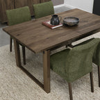 Dark Oak Large Extending Dining Table 158cm to 203cm