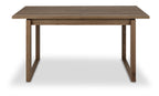 Dark Oak Large Extending Dining Table 158cm to 203cm