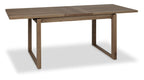 Dark Oak Large Extending Dining Table 158cm to 203cm