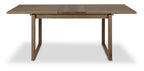 Dark Oak Large Extending Dining Table 158cm to 203cm