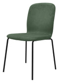 Felix Green Stackable Chair with Black Legs (4 in a Carton)