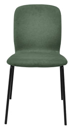 Felix Green Stackable Chair with Black Legs (4 in a Carton) - Home Furniture Interiors