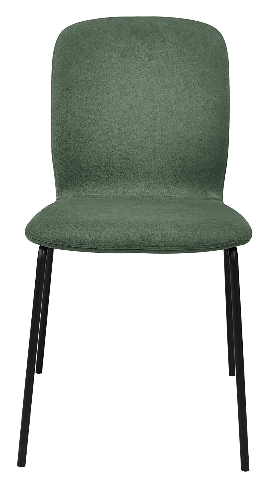 Felix Green Stackable Chair with Black Legs (4 in a Carton) - Home Furniture Interiors
