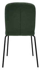 Felix Green Stackable Chair with Black Legs (4 in a Carton) - Home Furniture Interiors