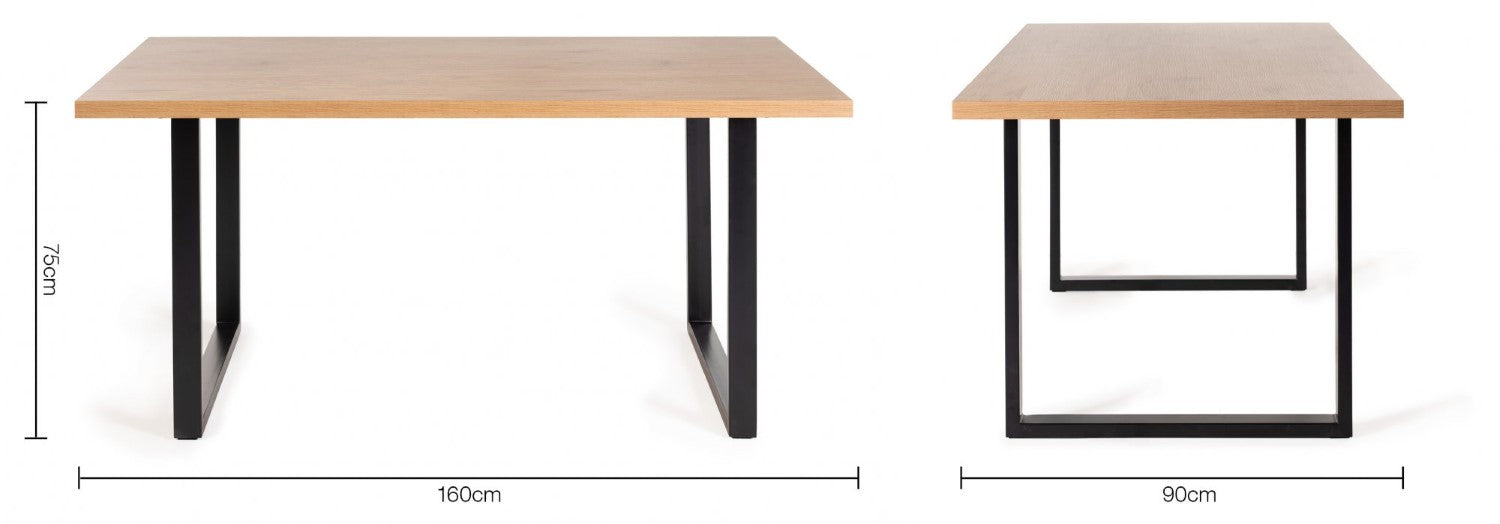 Oak Dining Table Set 4 Dark Grey Leather Chairs - Home Furniture Interiors