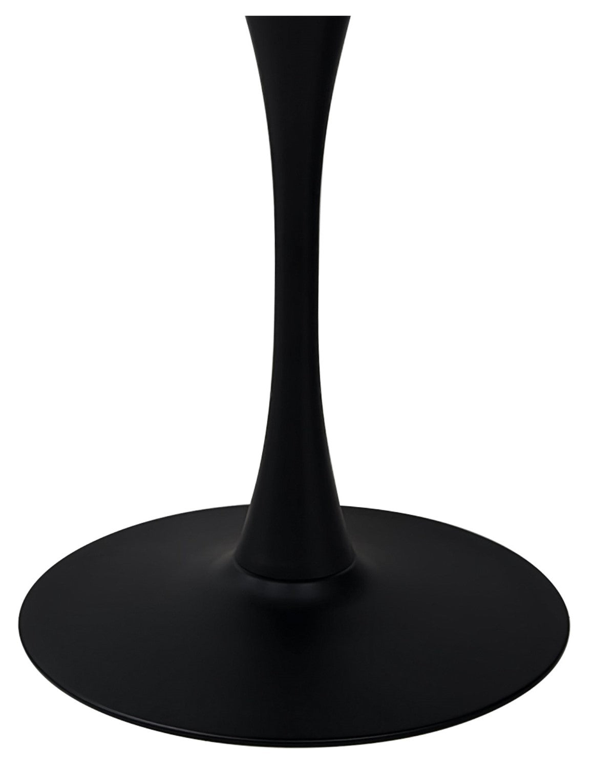 Grey Sintered Stone 90cm Square Bistro Table with Black Base - Home Furniture Interiors