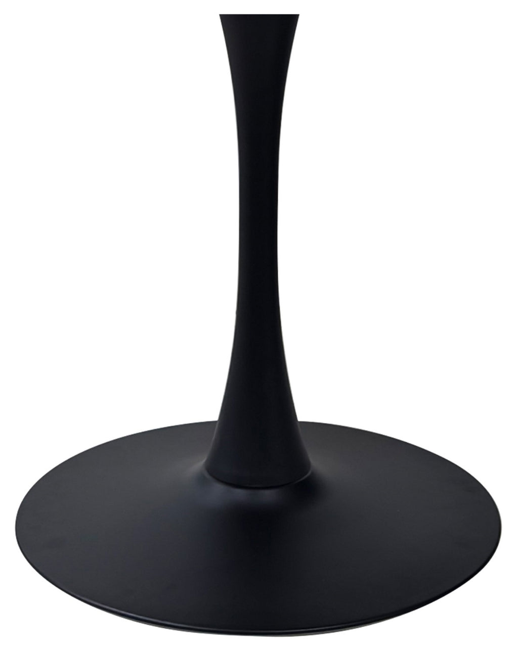 Beige Stone Topped Square Bistro Table with Pedestal Base - Home Furniture Interiors