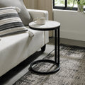 Mateo White Sintered Stone Sofa Table