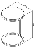 Mateo White Sintered Stone Sofa Table - Home Furniture Interiors