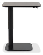 Grey Sintered Stone Top Adjustable Gas Lift Sofa Table