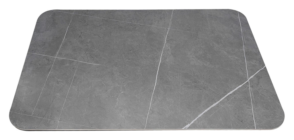 Jenson Matt Grey Sintered Stone Gas Lift Adjustable Coffee to Sofa Height Table - Home Furniture Interiors