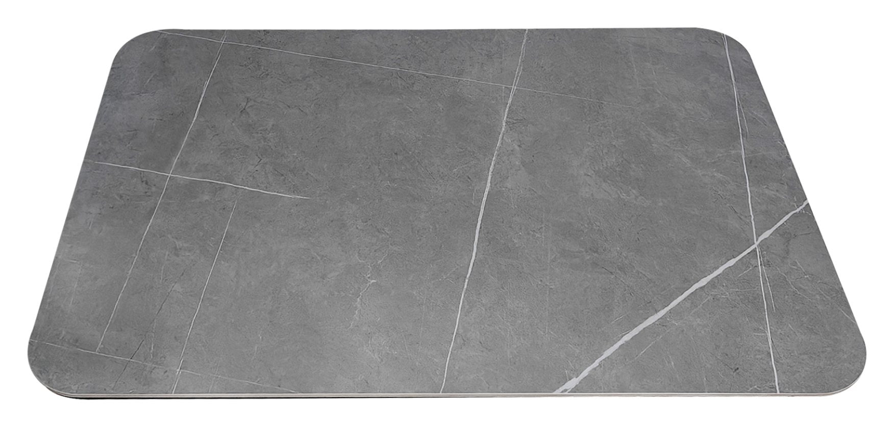Jenson Matt Grey Sintered Stone Gas Lift Adjustable Coffee to Sofa Height Table - Home Furniture Interiors