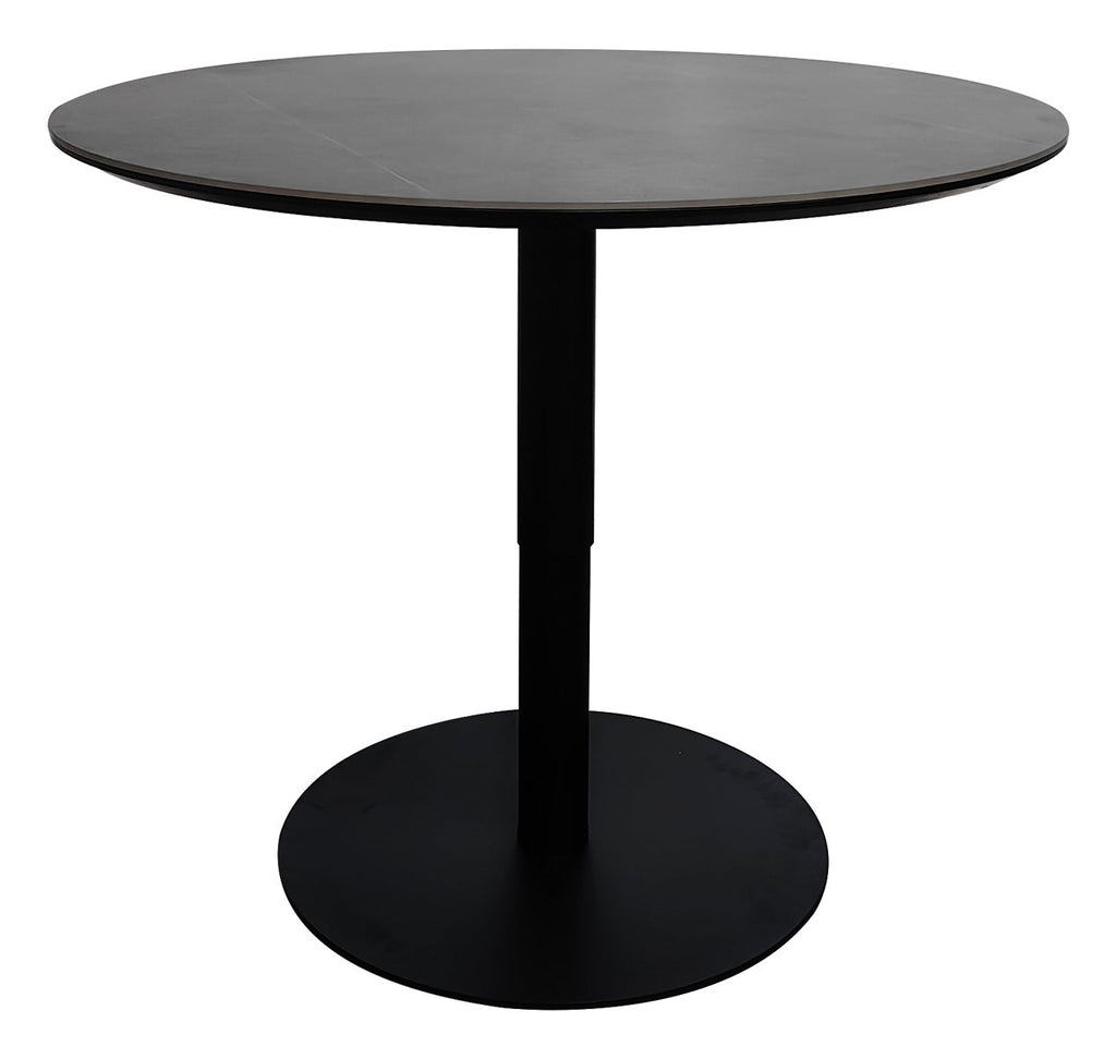 Modus Matt Grey Sintered Stone Gas Lift Adjustable Coffee/Bistro Table - Home Furniture Interiors