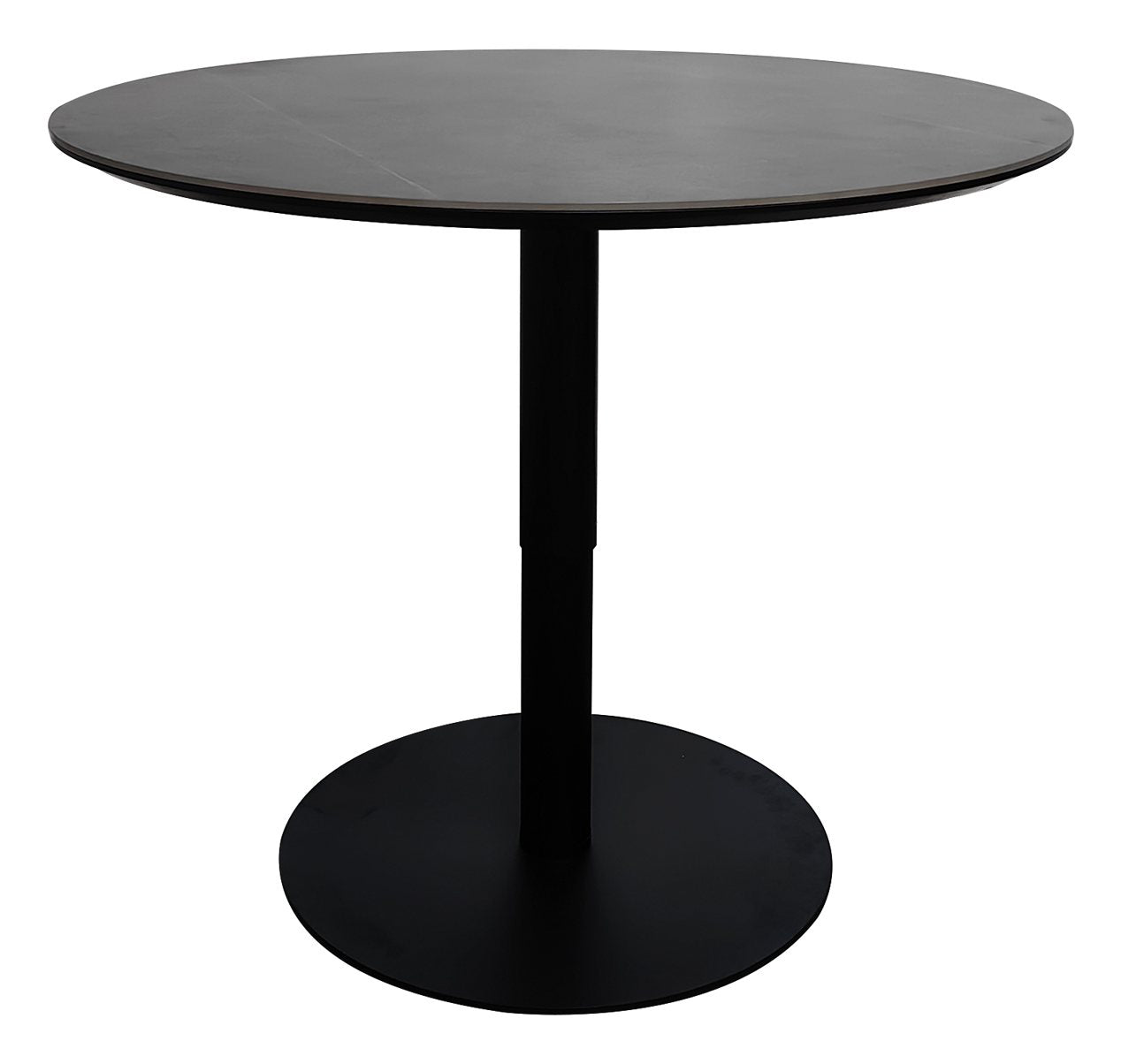 Modus Matt Grey Sintered Stone Gas Lift Adjustable Coffee/Bistro Table - Home Furniture Interiors