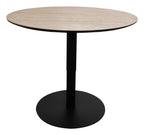Modus Matt Beige Sintered Stone Gas Lift Adjustable Coffee/Bistro Table - Home Furniture Interiors