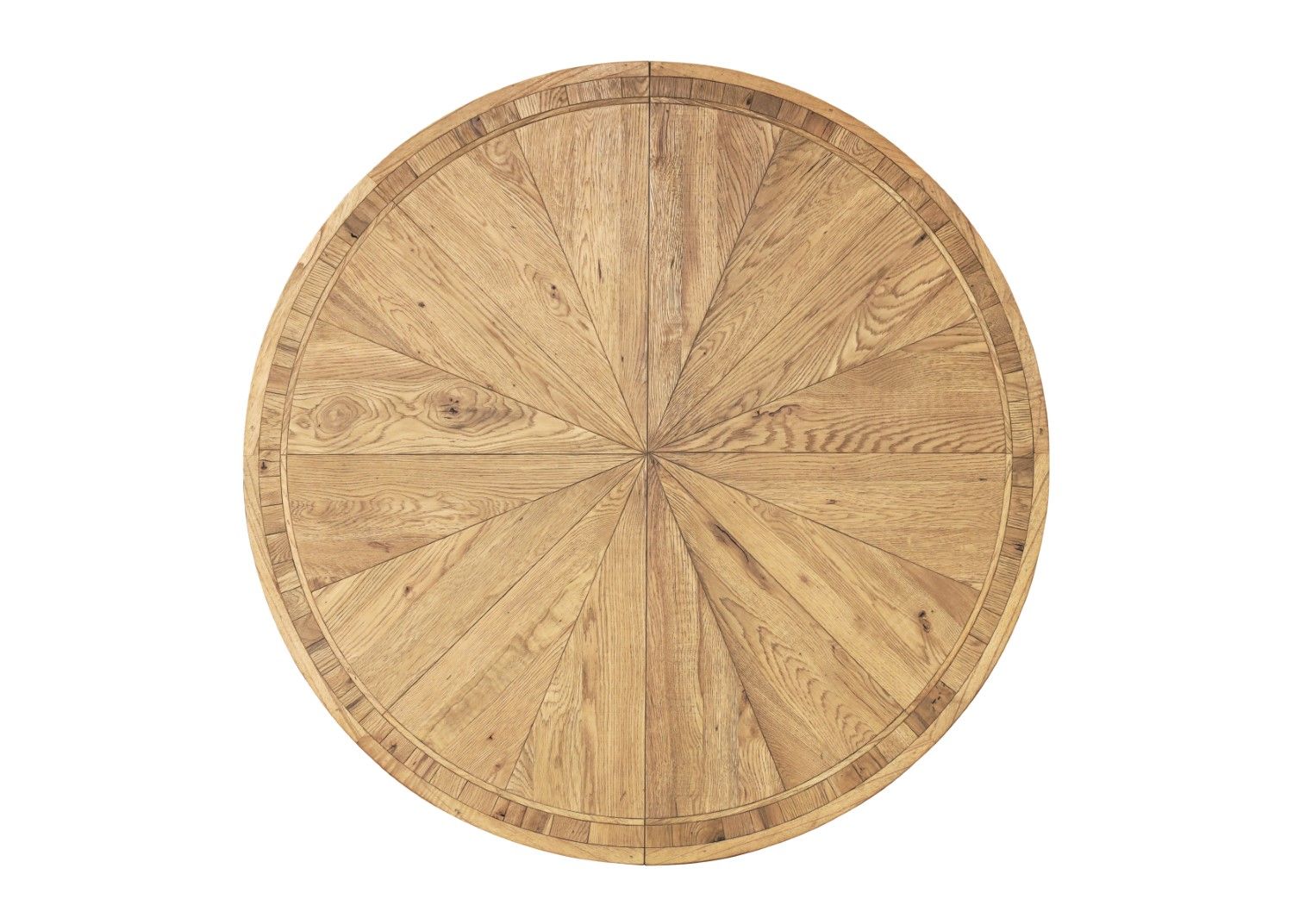 Traditional Oak Round 150 to 200cm Extending Dining Table - Home Furniture Interiors