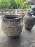Rustic Large Glass Reinforced Concrete Garden Planter with Textured Aged Finish - Home Furniture Interiors
