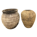 Large Coral Textured Glass Reinforced Concrete Garden Vase - Home Furniture Interiors