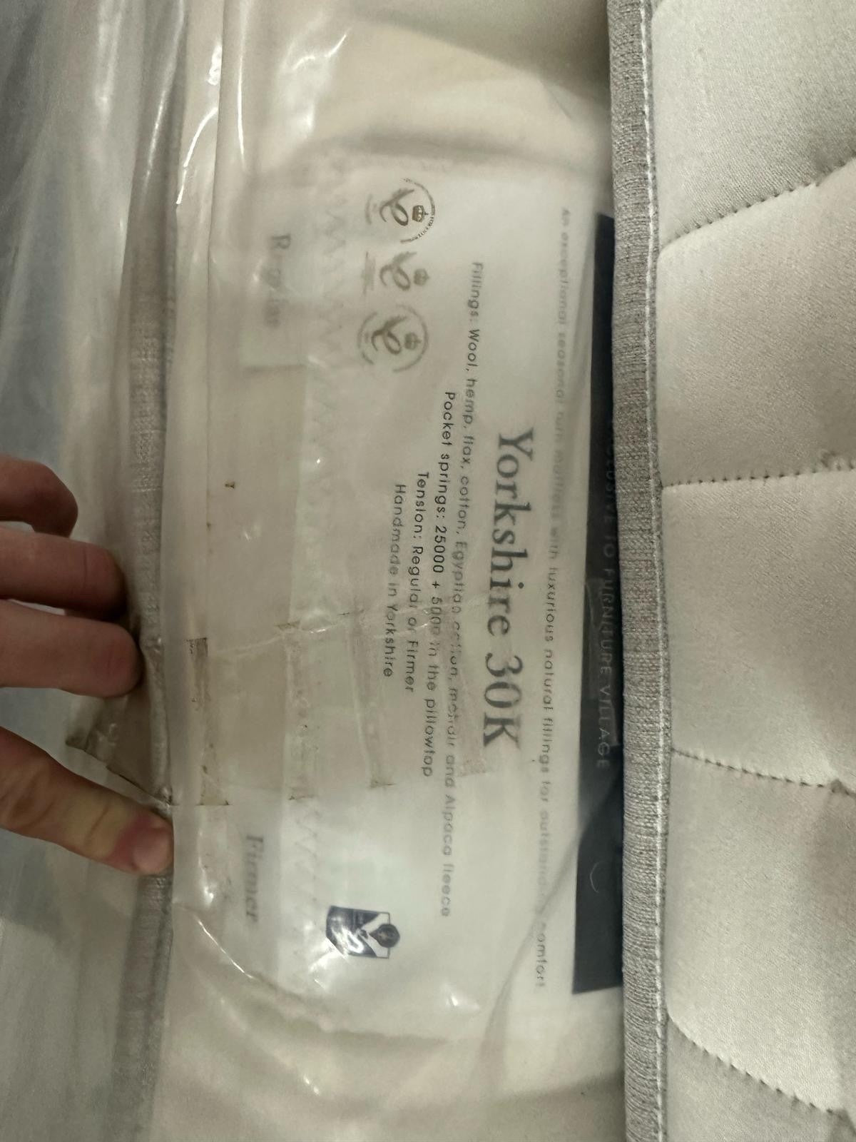 Harrison Spinks Yorkshire 30k/ 30,000 200cm X 200cm EmperorMattress RRP £12500 B - Home Furniture Interiors