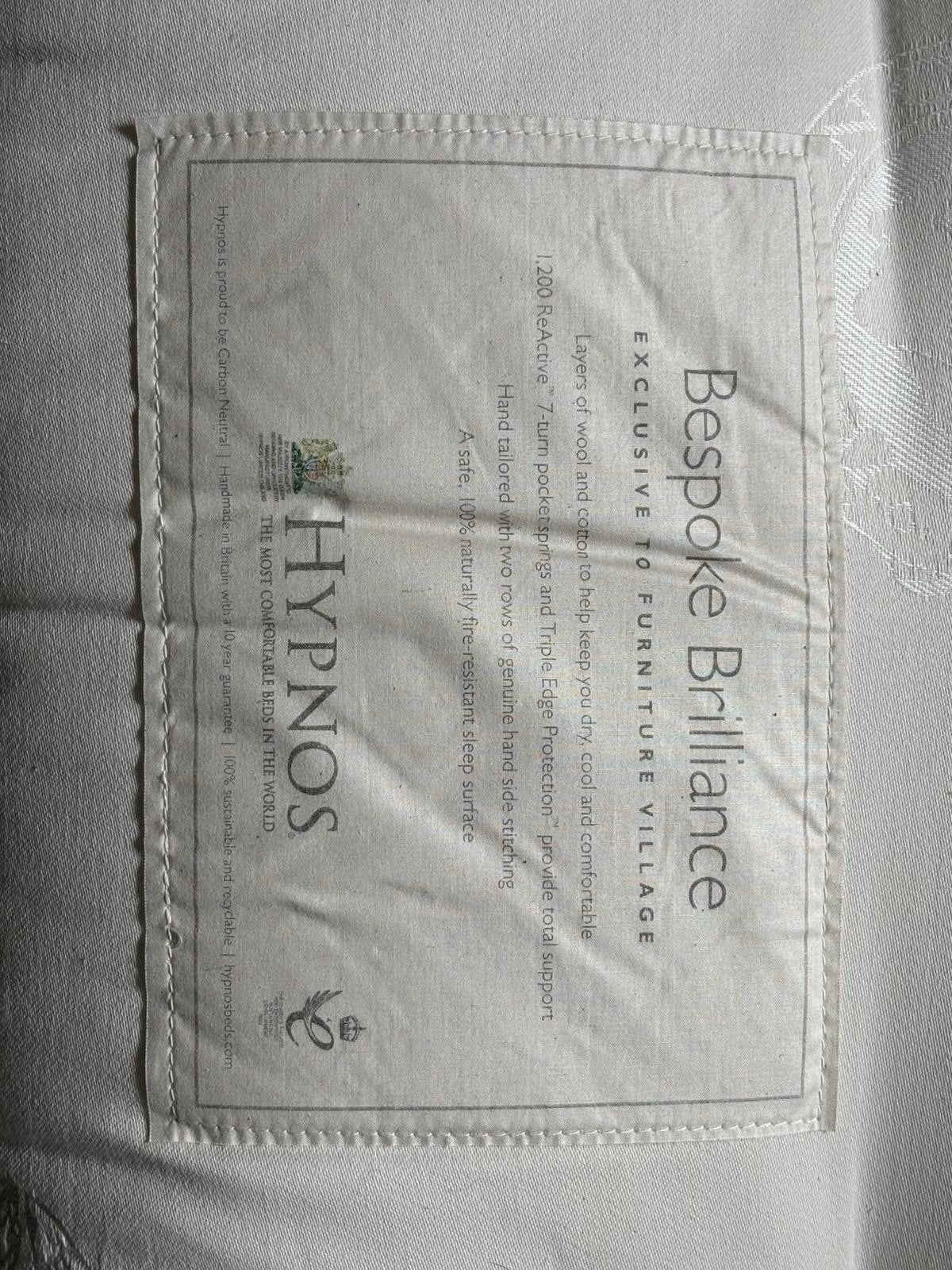 HypnosBespoke Brilliance Mattress 6FT Superking ( 180cm X 200cm ) RRP £1899 B - Home Furniture Interiors