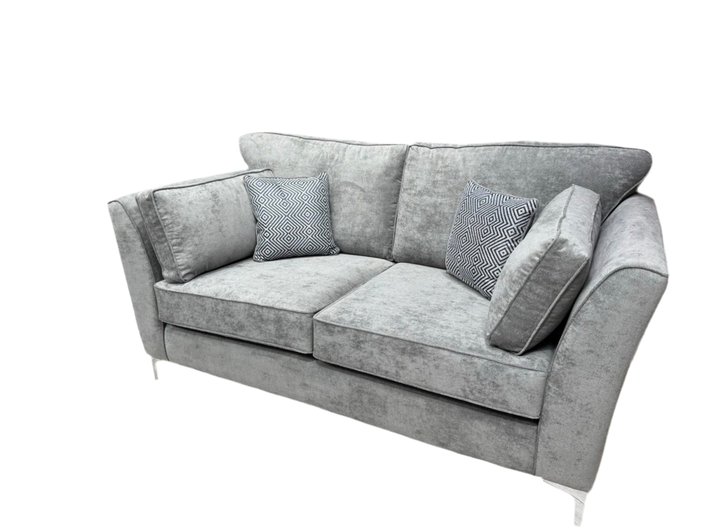Furniture Village SASHA Fabric 3+2 Seater + Footstool Sofa Set - Home Furniture Interiors