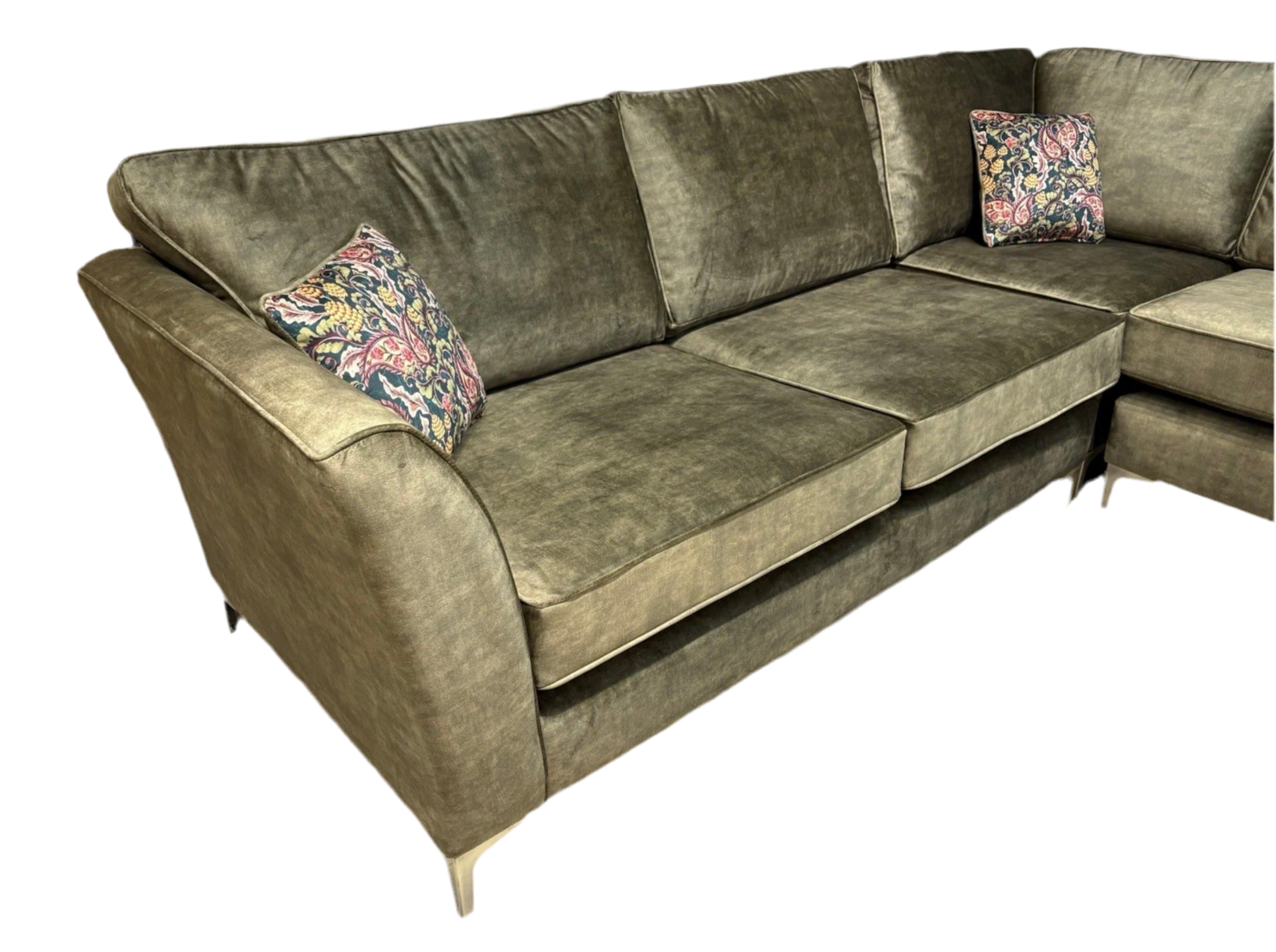 Furniture Village SASHA Fabric Large Corner Sofa ( 3 Corner 3 ) - Home Furniture Interiors