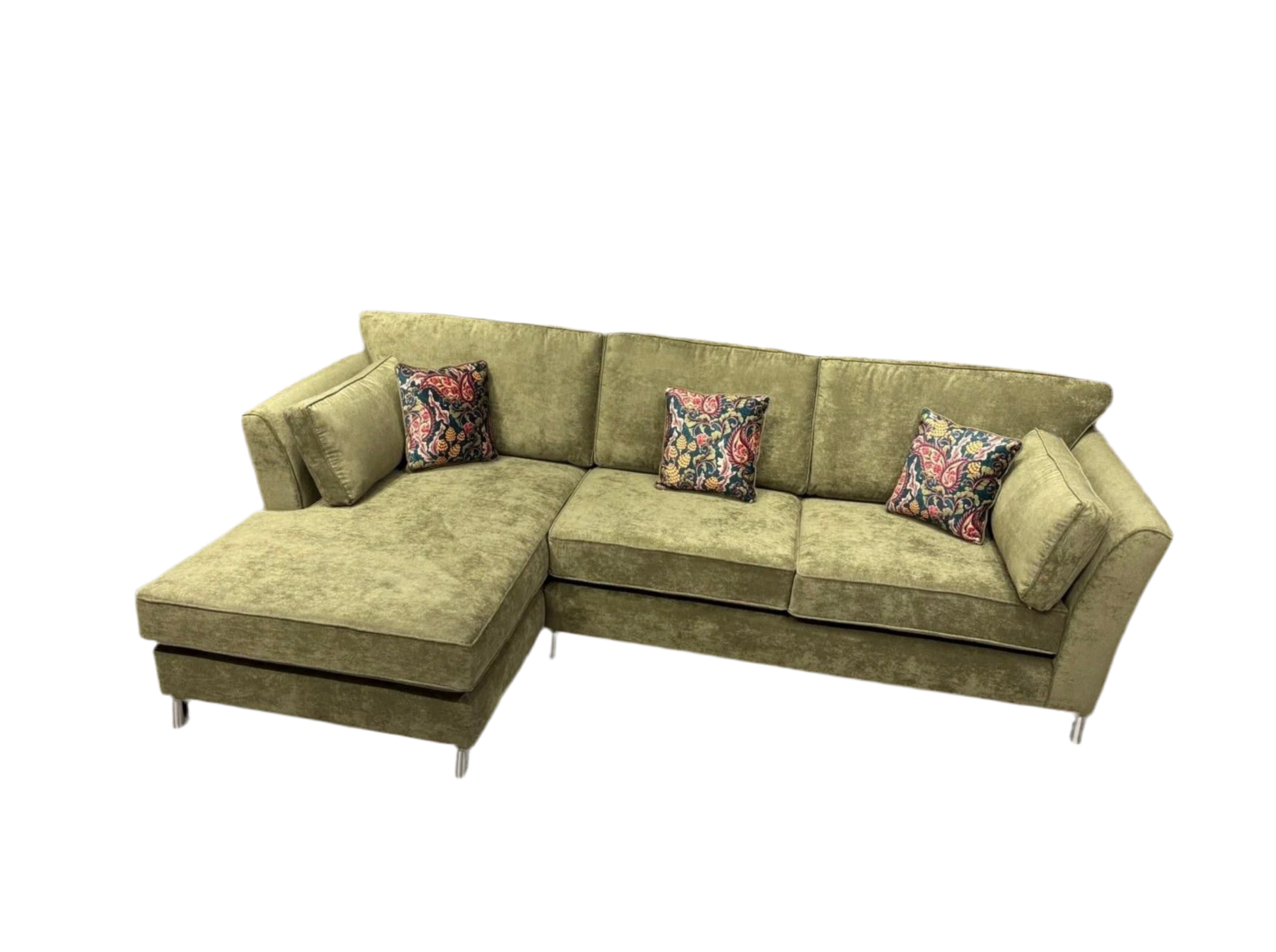 Furniture Village SASHA Fabric Large LHF Chaise Corner Sofa - Home Furniture Interiors