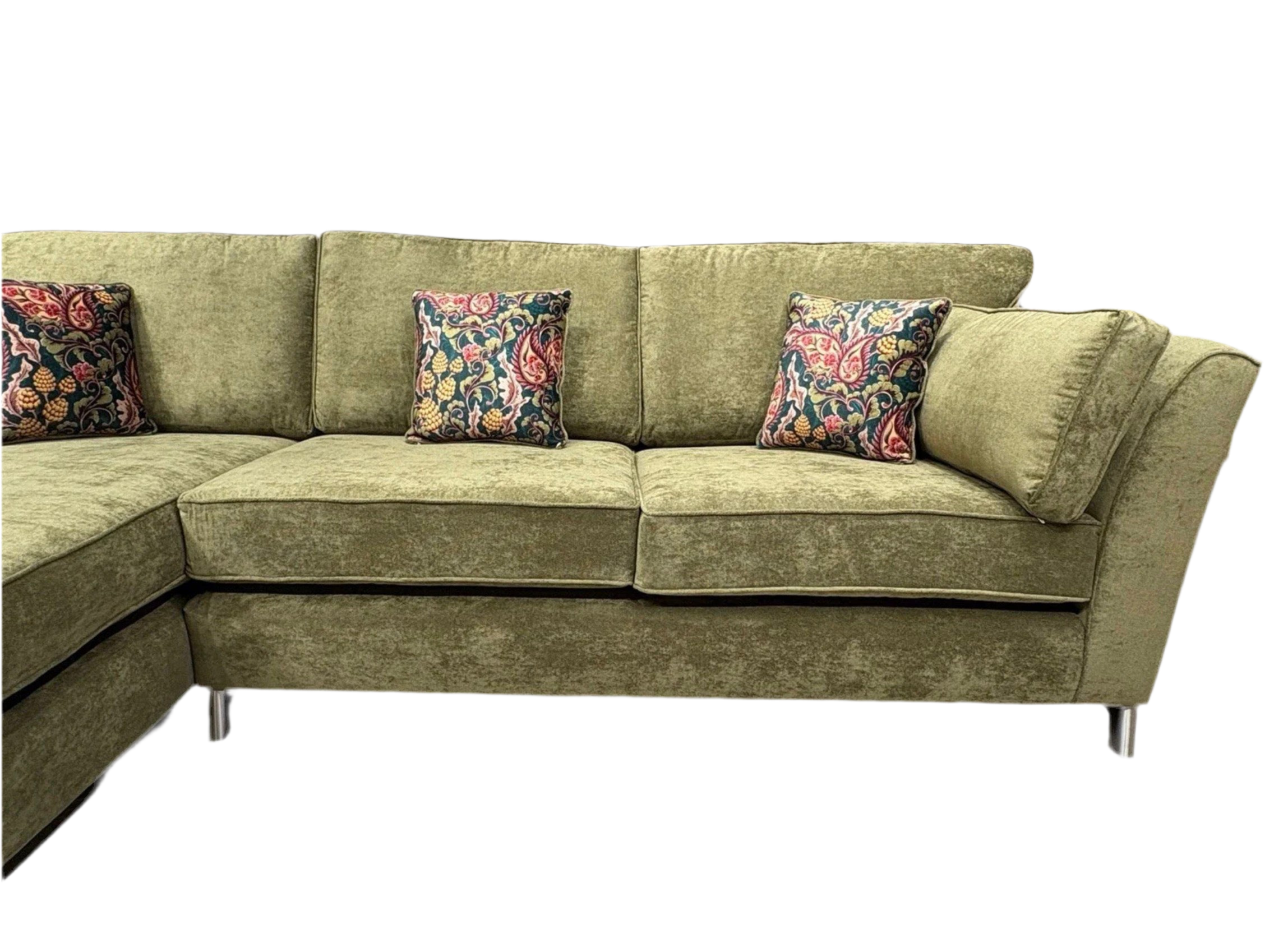 Furniture Village SASHA Fabric Large LHF Chaise Corner Sofa - Home Furniture Interiors