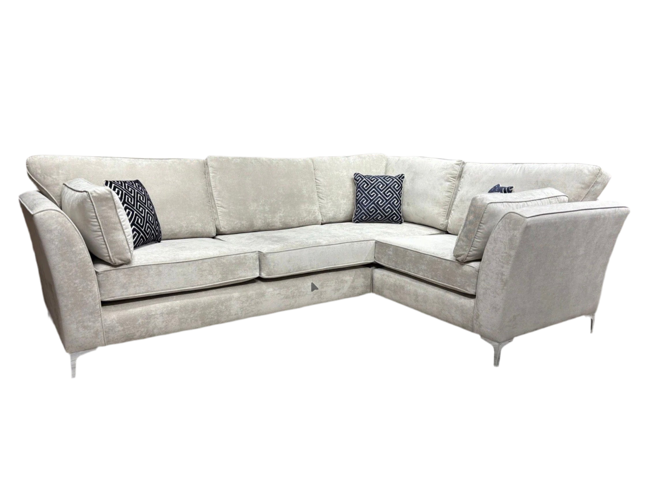 Furniture Village SASHA Fabric RHF Corner Sofa ( 3 Corner 1 ) - Home Furniture Interiors