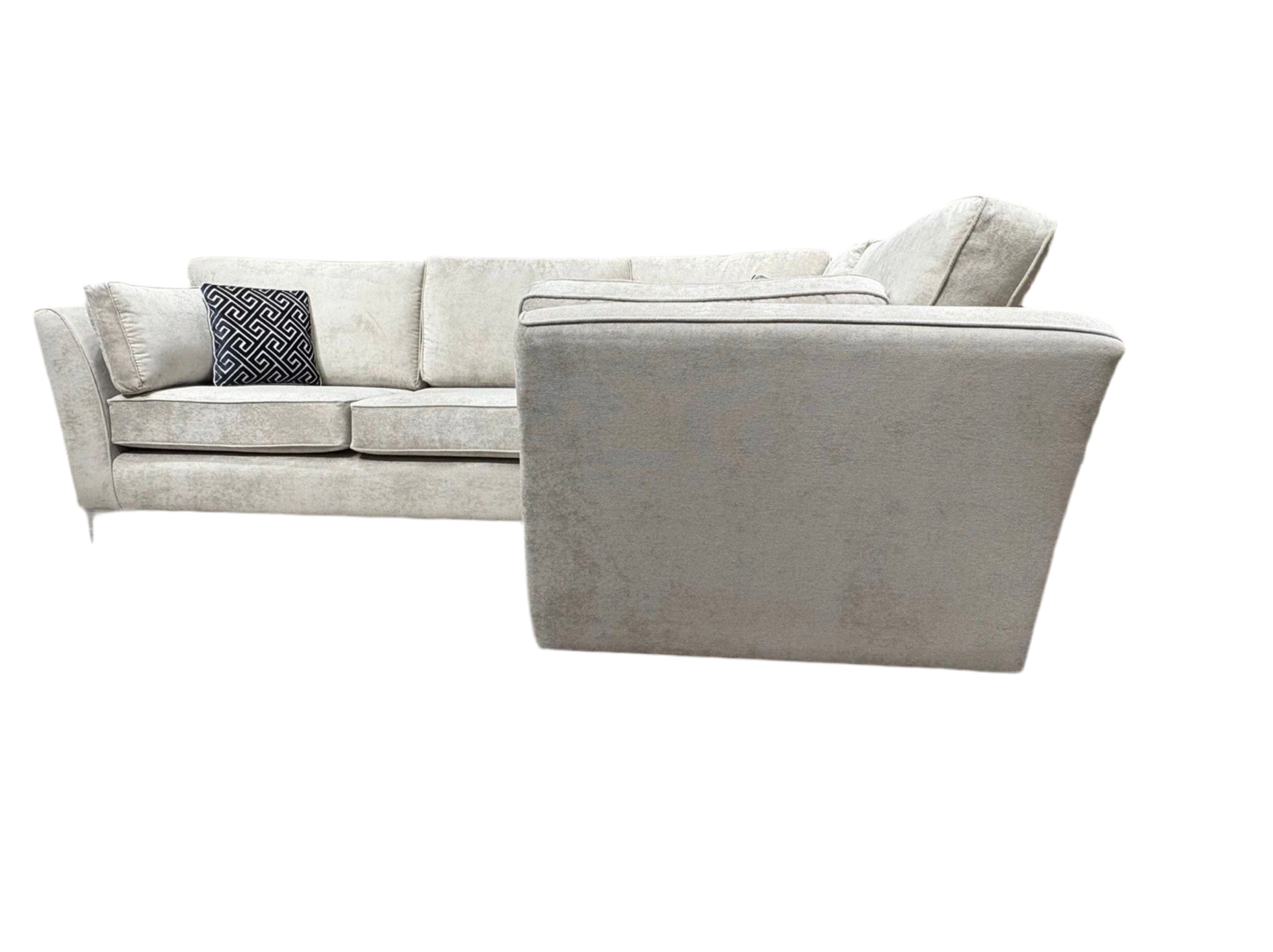 Furniture Village SASHA Fabric RHF Corner Sofa ( 3 Corner 1 ) - Home Furniture Interiors
