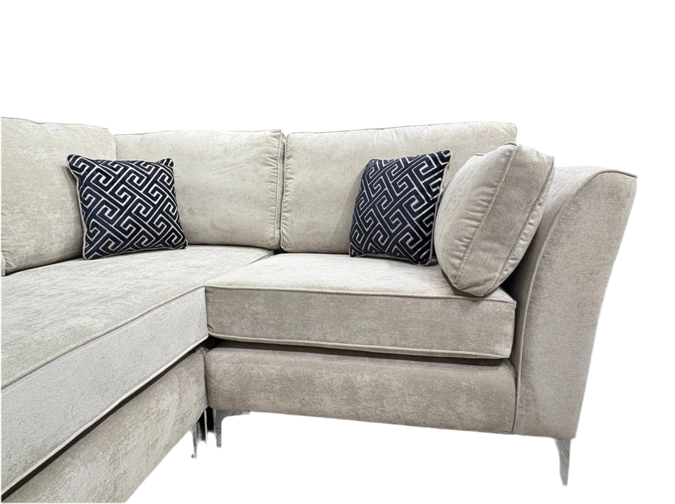Furniture Village SASHA Fabric RHF Corner Sofa ( 3 Corner 1 ) - Home Furniture Interiors
