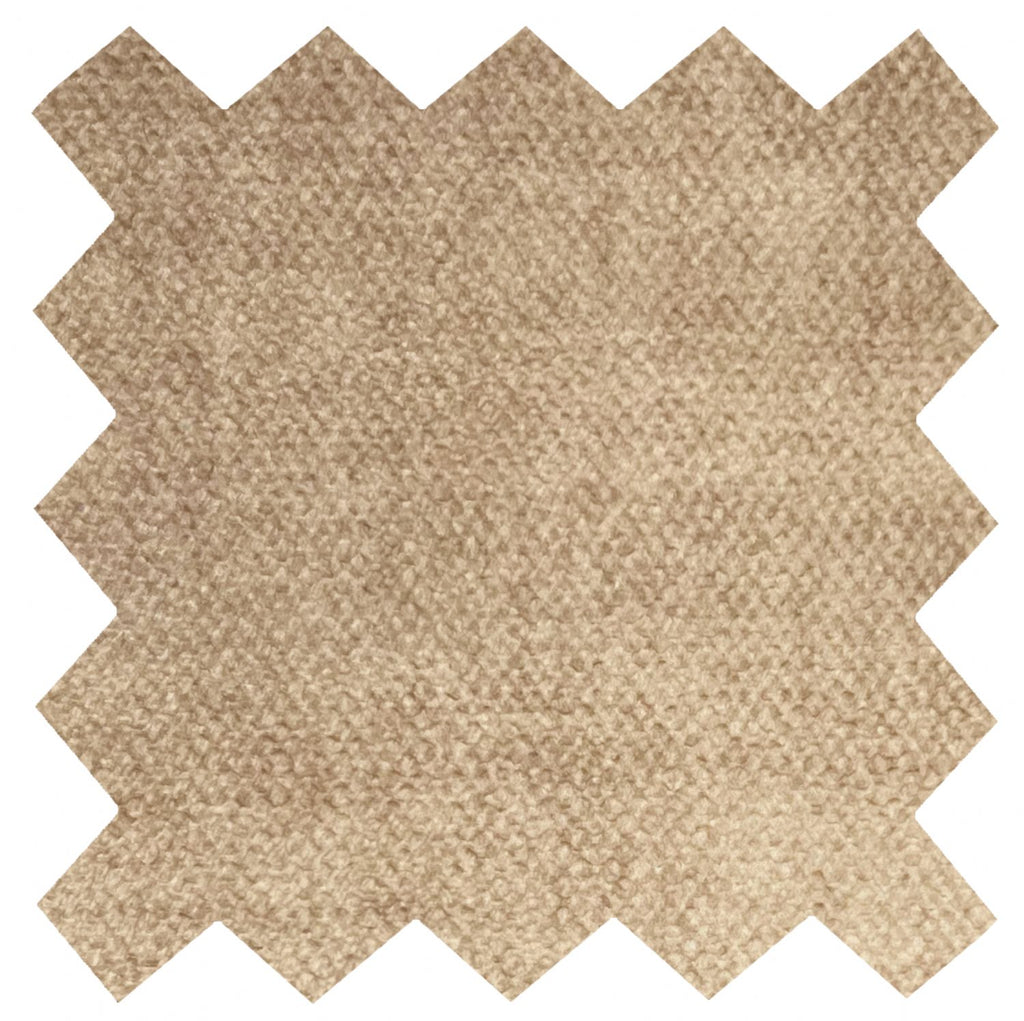 Champagne Fabric Swivel Recliner with Footstool Chrome Base