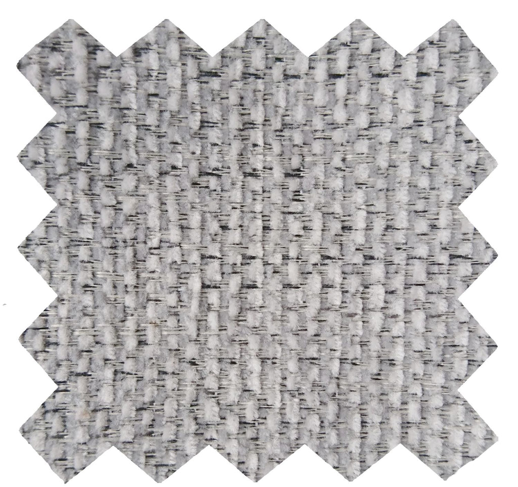 Cloud Fabric Swivel Recliner with Footstool Oak Base