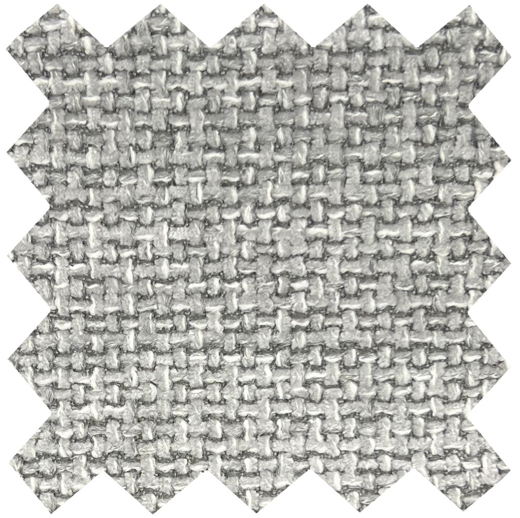 Dove Grey Fabric Swivel Recliner and Footstool Chrome Trim