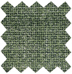 Green Fabric Swivel Recliner Chair with Footstool Star Base - Home Furniture Interiors
